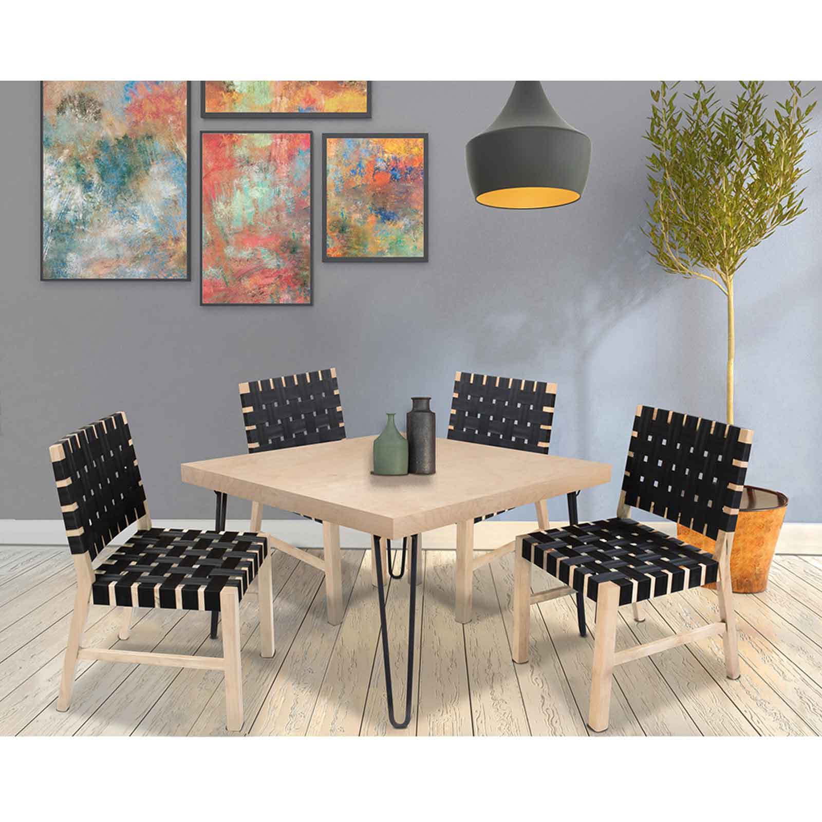 COMEDOR MAYAK CON 4 SILLAS - ENTREGA ÚNICAMENTE EN CDMX, QUERÉTARO, PACHUCA, TOLUCA Y SUS ÁREAS METROPOLITANAS