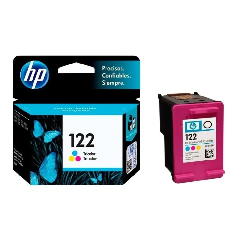 Cartucho De Tinta Hp 122 / Tricolor / Original / CH562HL