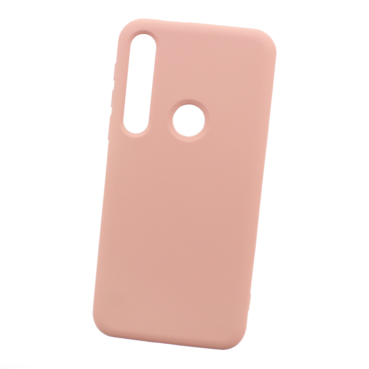 Funda Case Triche para Motorola MOTO G8 PLUS Diseño Silicon Liso Color Rosa