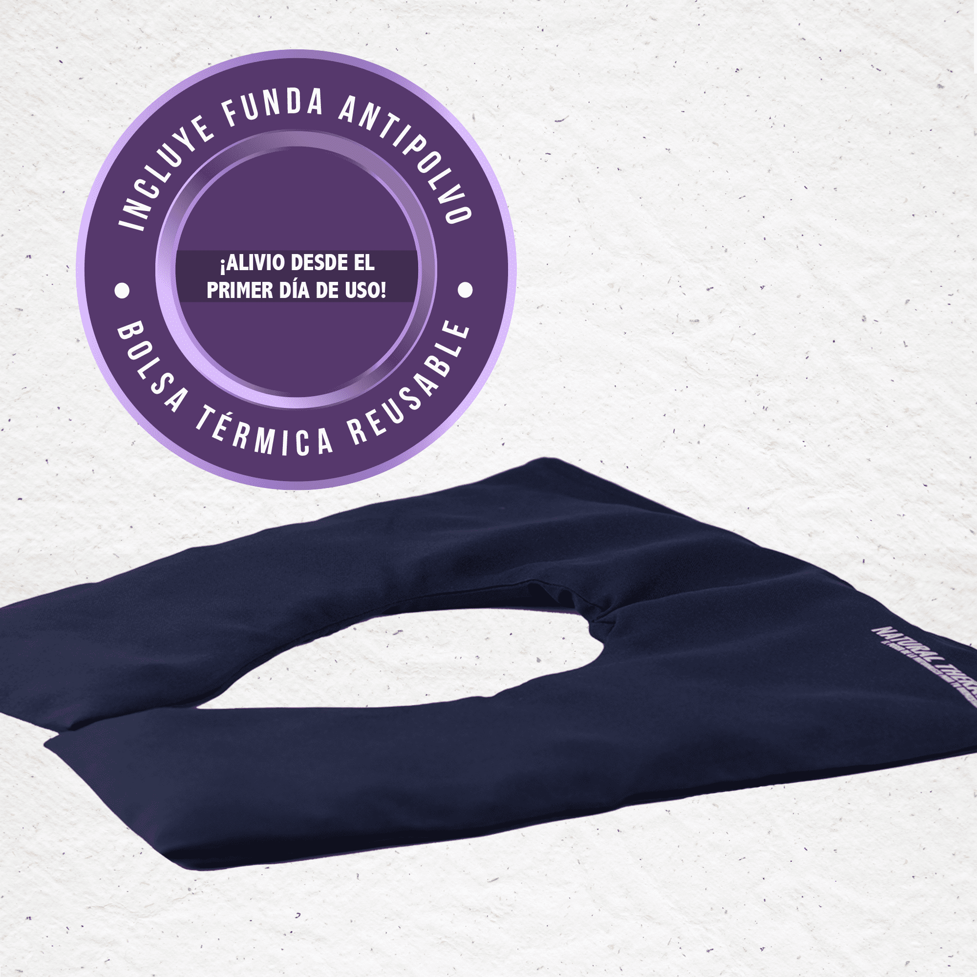 Natural Therapy-Cojín Terapéutico TÉRMICO para Hombros. Versátil para Cualquier Malestar! Analgésico Desinflamatorio y Relajante. Ideal para Contracturas Musculares y Malestares de Hombros y Cuello.