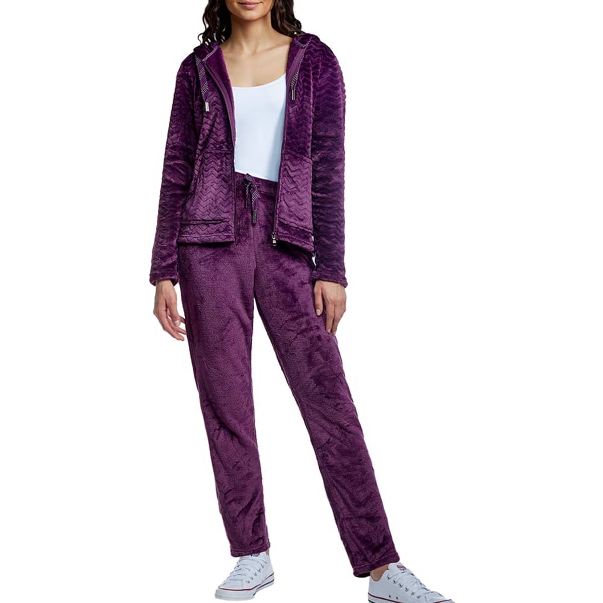 Conjunto deportivo de 2 piezas de Velour, de tacto suave, marca Holly Land, mod. 1036579