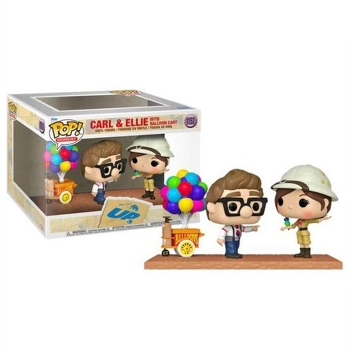 Funko Pop! Carl & Ellie with Balloon Cart Up! SE
