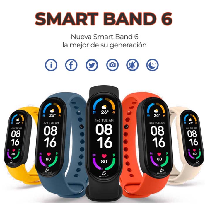 Smartwatch pulsera inteligente ritmo best sale cardiaco m3 smart t1546