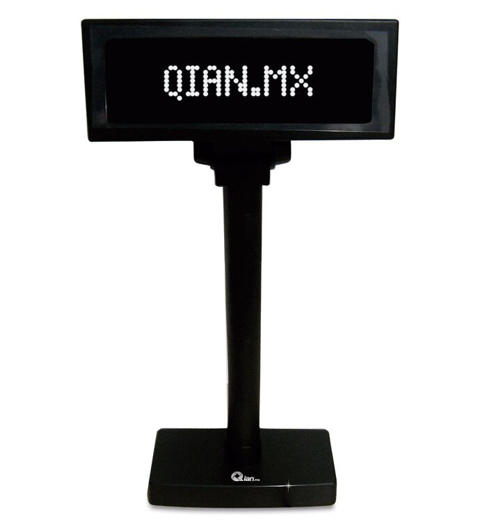 TORRETA POS QIAN QPA17001 PANTALLA BRILLANTE190MMX60MM USB  