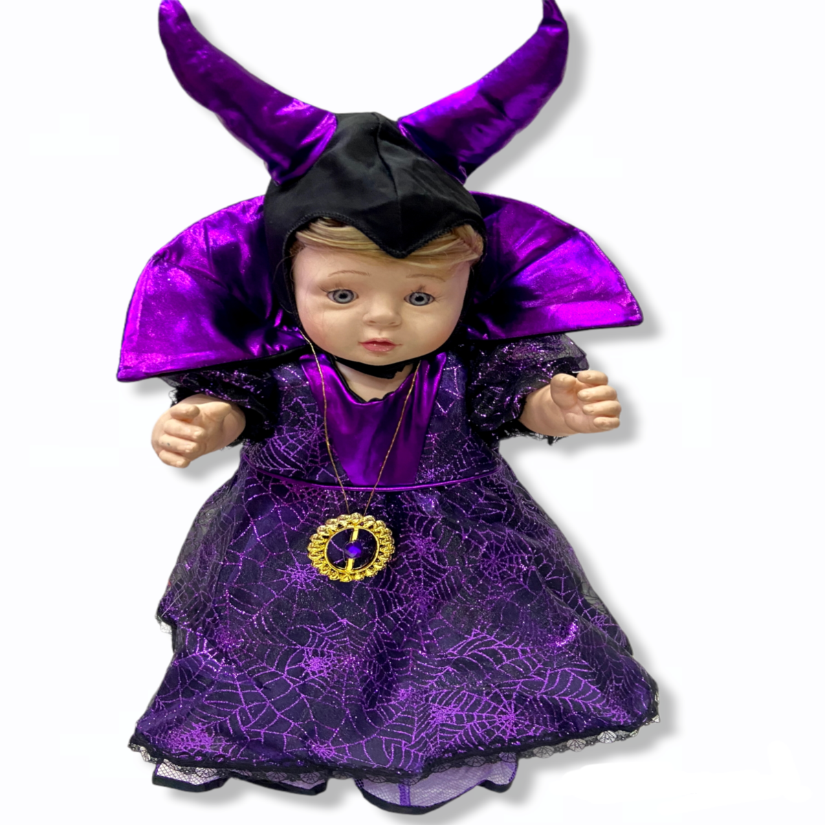 Disfraz Halloween Para Bebé O Niña MOD.  Maléfica 1-2-4 Años