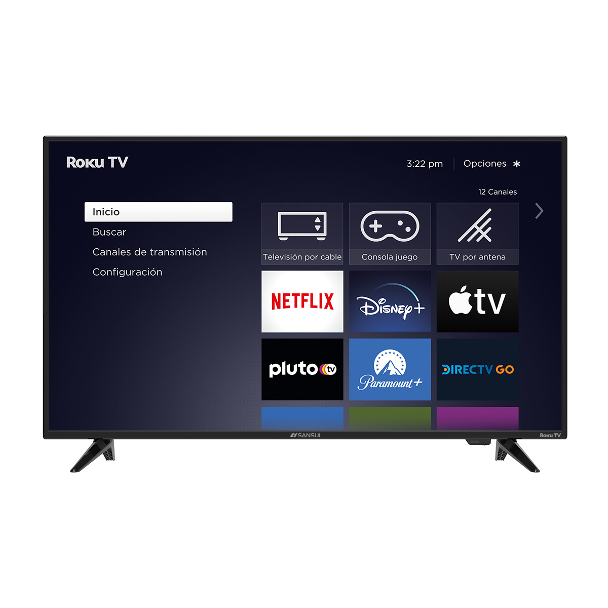 Pantalla SANSUI 43" Roku Full HD, Smart, SMX43D6FR