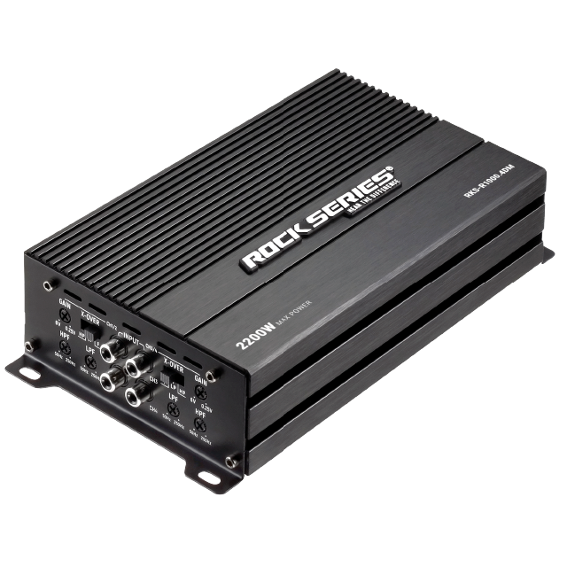 Mini Amplificador Full-Range 4 Canales Rock Series RKS-R1000.4DM 2200 Watts Clase D Open Show 