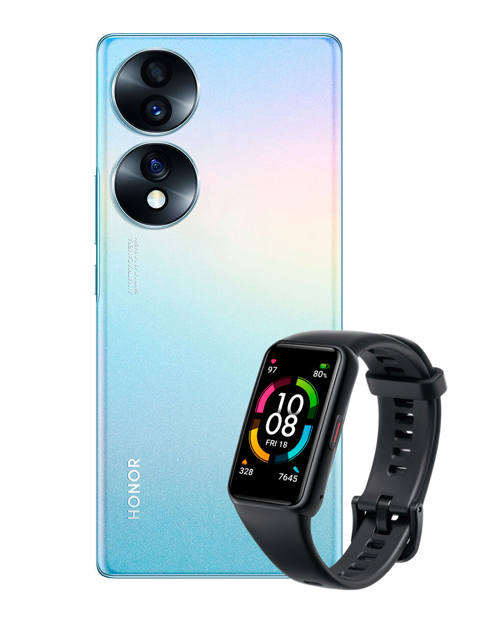 CELULAR HONOR 5G FNE-NX9 70 128 GB AZUL BUN KIT TELCEL