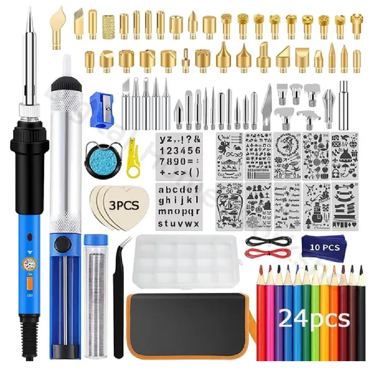 Kit Pirograbador De Madera 220-480c Regulable 60w