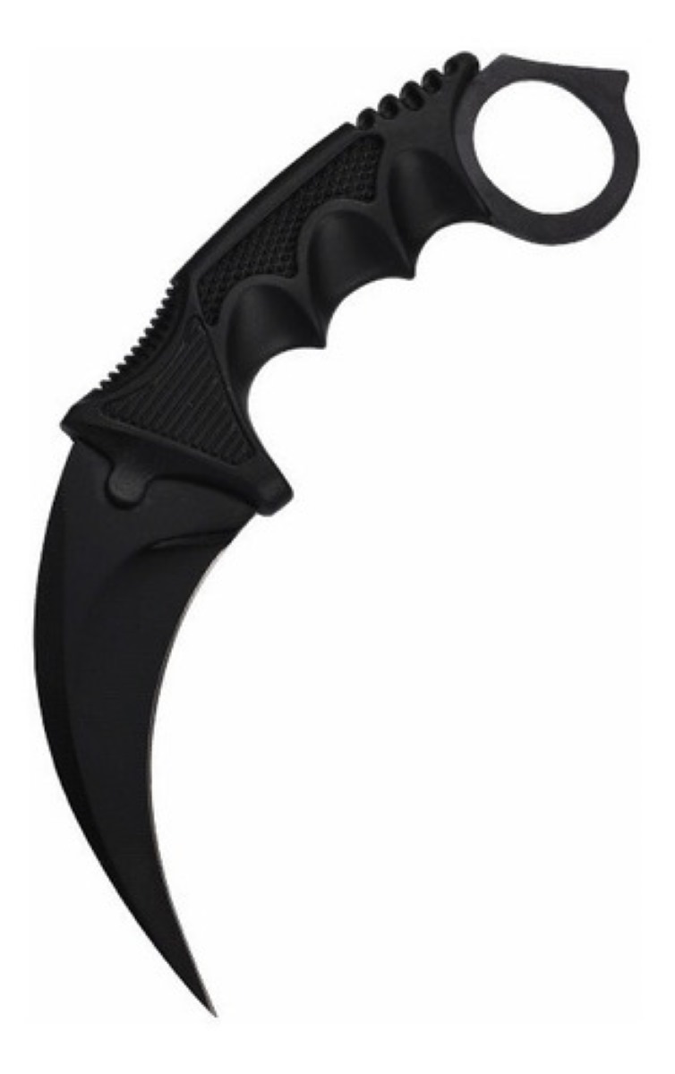 Cuchillo Karambit Cuchillo Táctico Militar Cacería Negro
