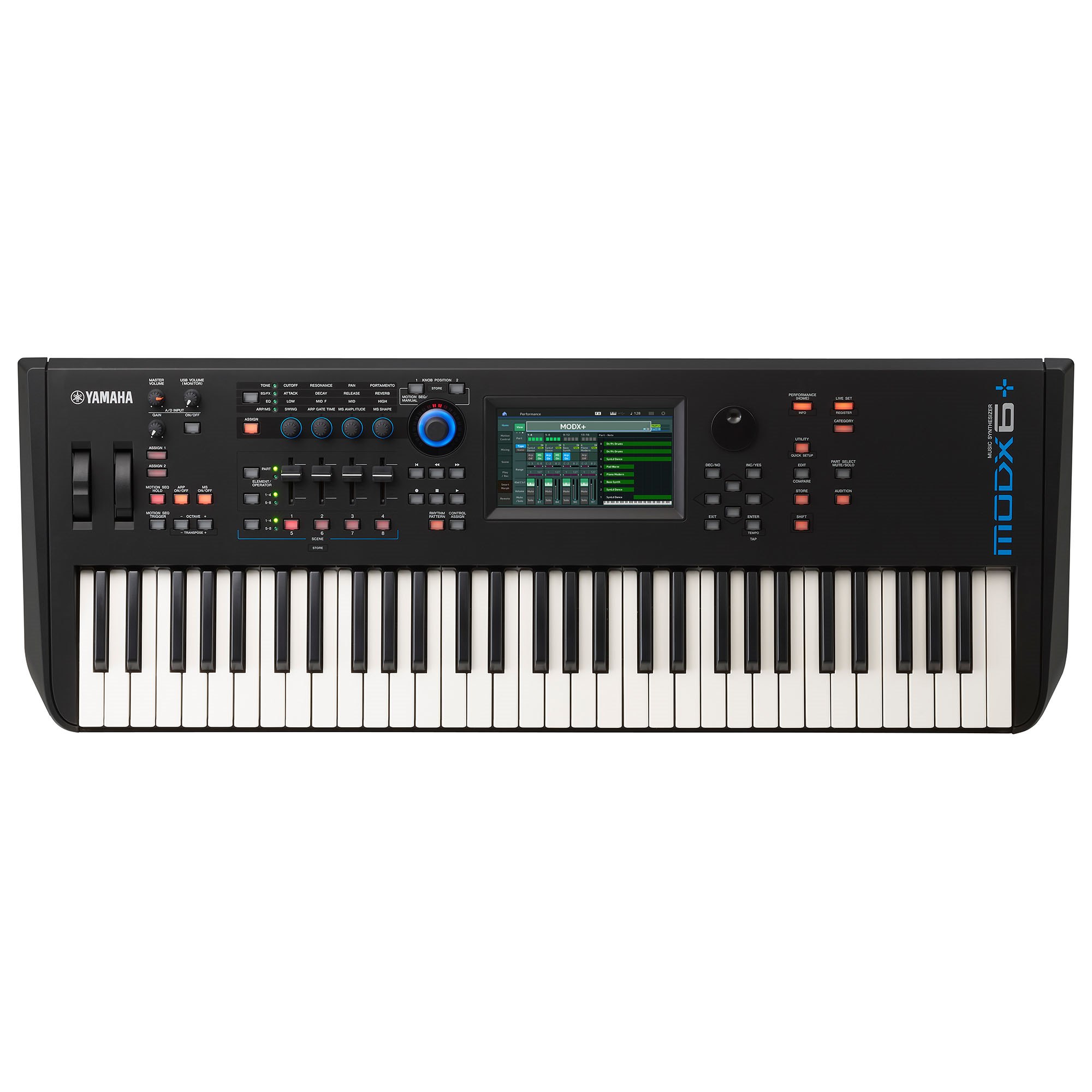 Yamaha MODX6 Plus Sintetizador Workstation 5 Octavas Tecla Pesada