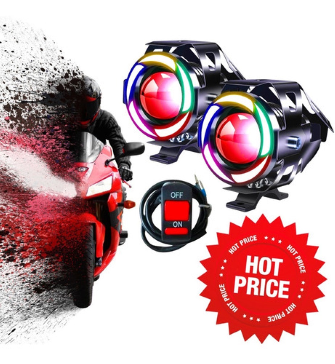 Focos Niebla Ojo Ángel Estrobos Kit 2 Pz