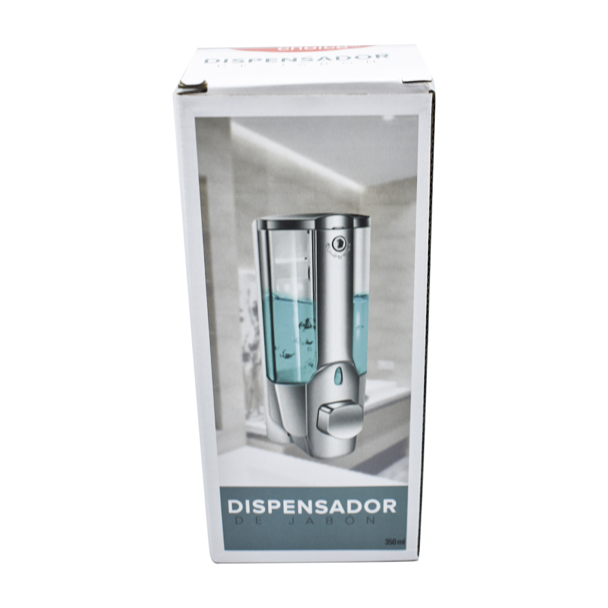 Top Choice 1768-20 Dispensador Despachador Jabón Liquido Gel Shampoo Pared 350ml
