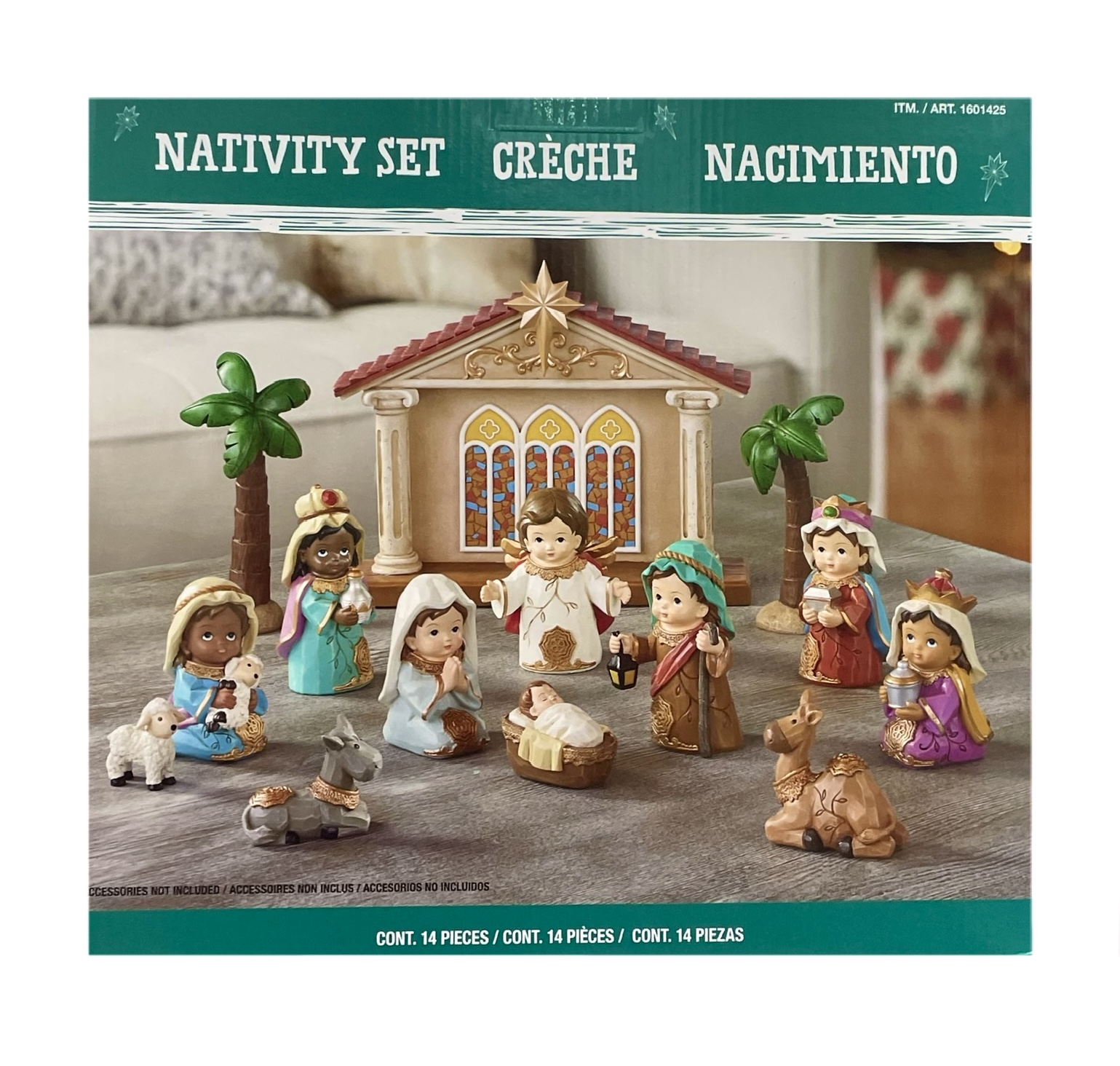 Nacimiento Navideño Miniatura de 14 Piezas