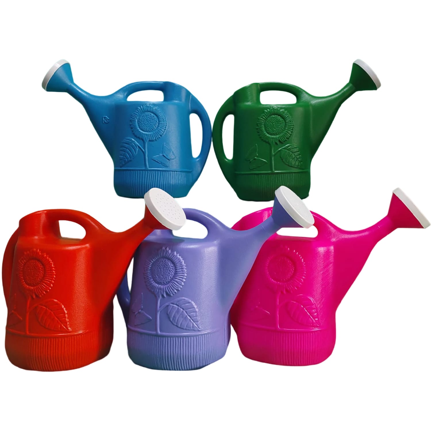 Regadera para jardín 5 Litros de plástico con tapa 