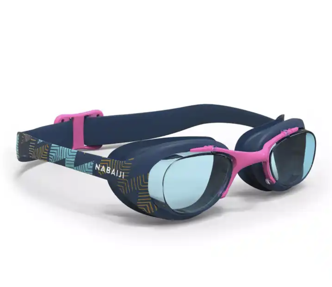 Goggles de natación NABAIJI 100 xbase print mika Adulto Rosa