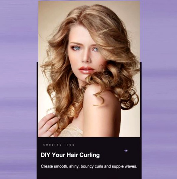 Rizadora Espiral profesional para cabello