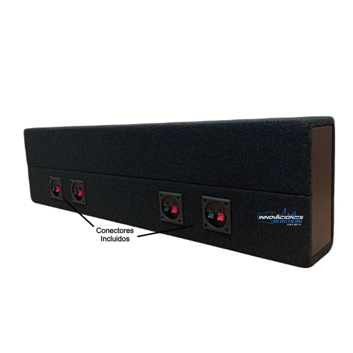 Cajon Para 4 Bocinas De 6 1/2 Pulgadas Rectangular