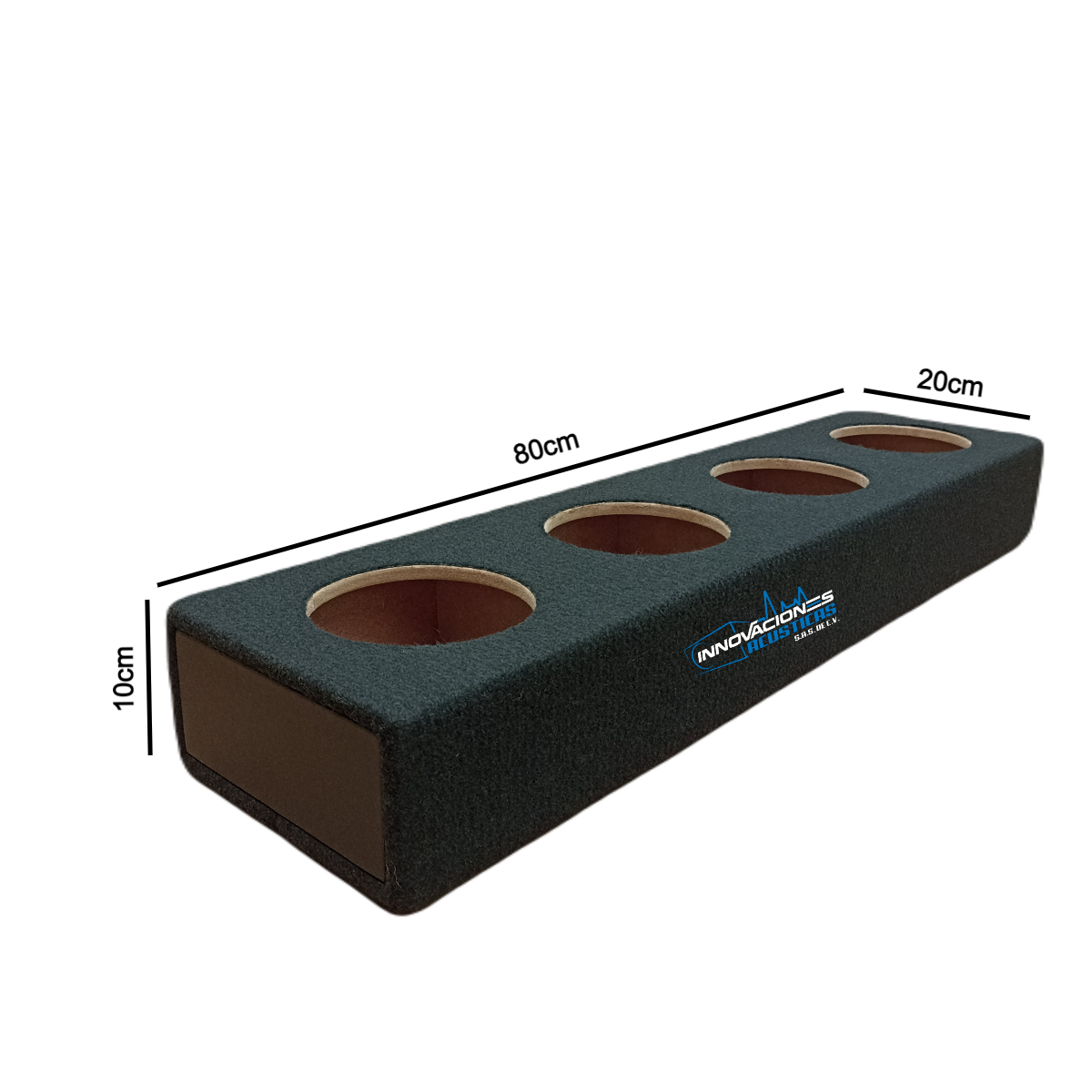 Cajon Para 4 Bocinas De 6 1/2 Pulgadas Rectangular