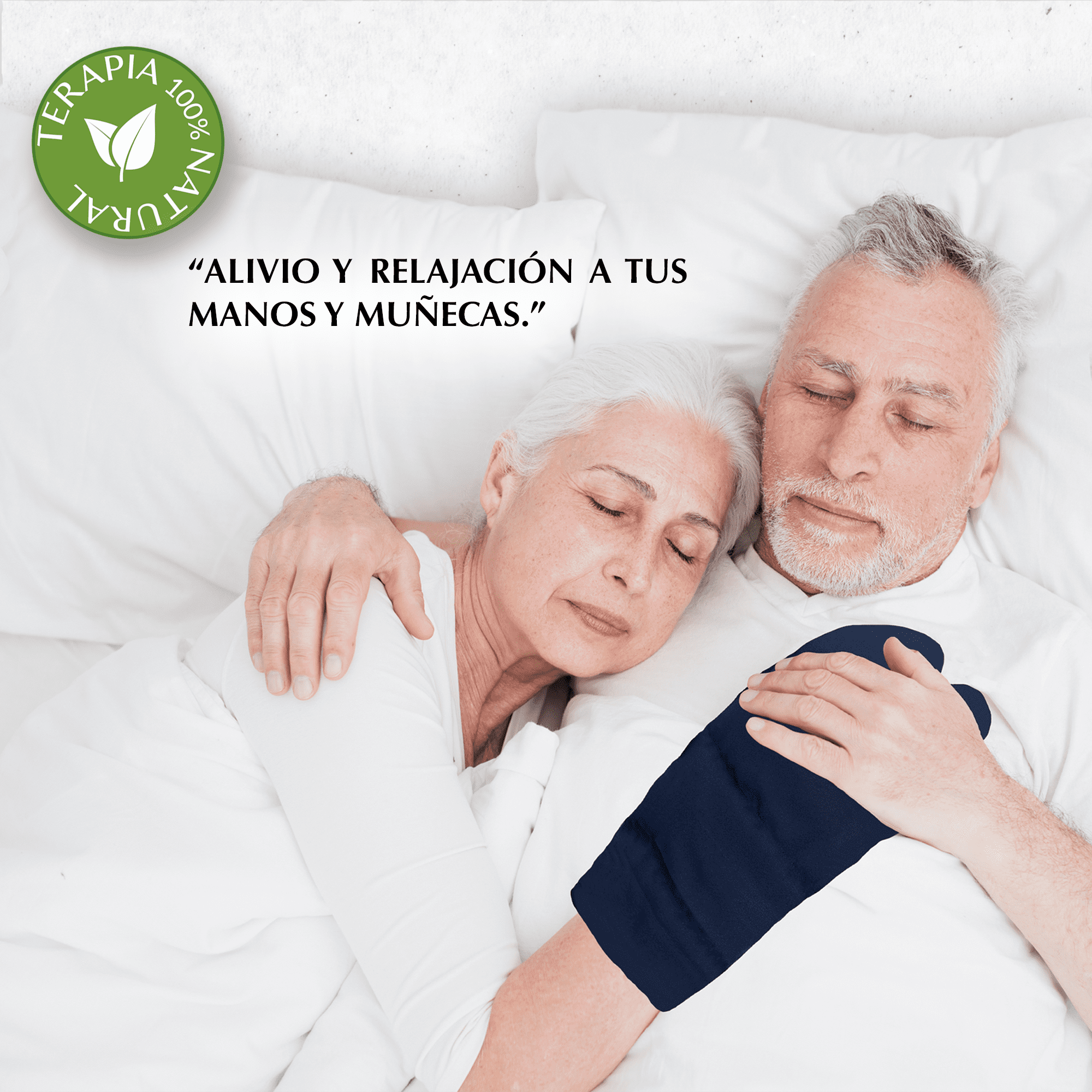 Natural Therapy-Guante Largo Terapéutico. Rellenos de Semillas y Mezcla de Plantas Medicinales Curativas. Relajación y Alivio para tus Manos de Inmediato! Ideal para malestar de articulaciones de manos, dedos o muñeca.