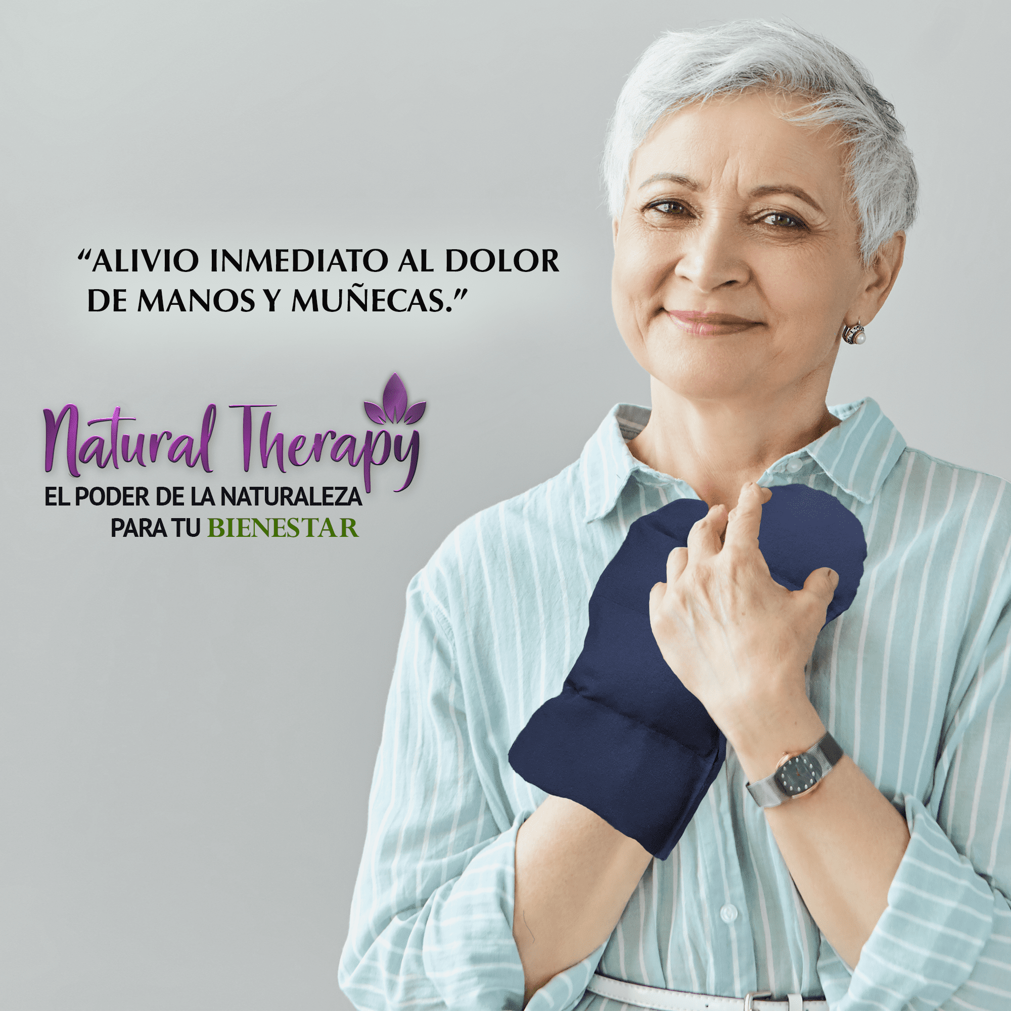 Natural Therapy-Guante Largo Terapéutico. Rellenos de Semillas y Mezcla de Plantas Medicinales Curativas. Relajación y Alivio para tus Manos de Inmediato! Ideal para malestar de articulaciones de manos, dedos o muñeca.