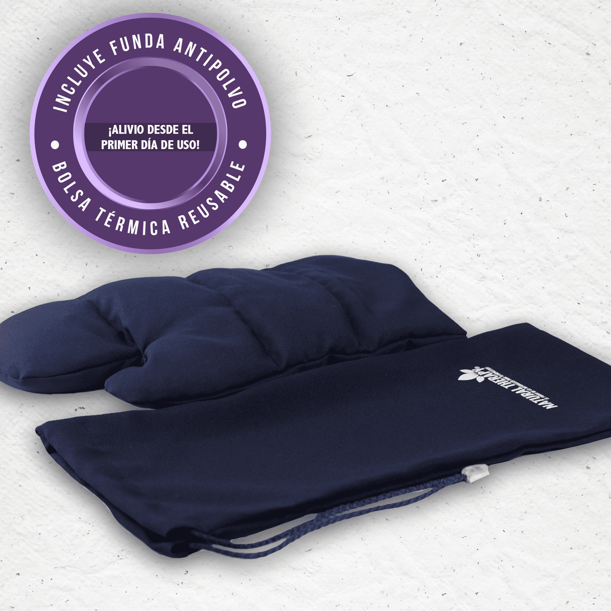 Natural Therapy-Guante Largo Terapéutico. Rellenos de Semillas y Mezcla de Plantas Medicinales Curativas. Relajación y Alivio para tus Manos de Inmediato! Ideal para malestar de articulaciones de manos, dedos o muñeca.