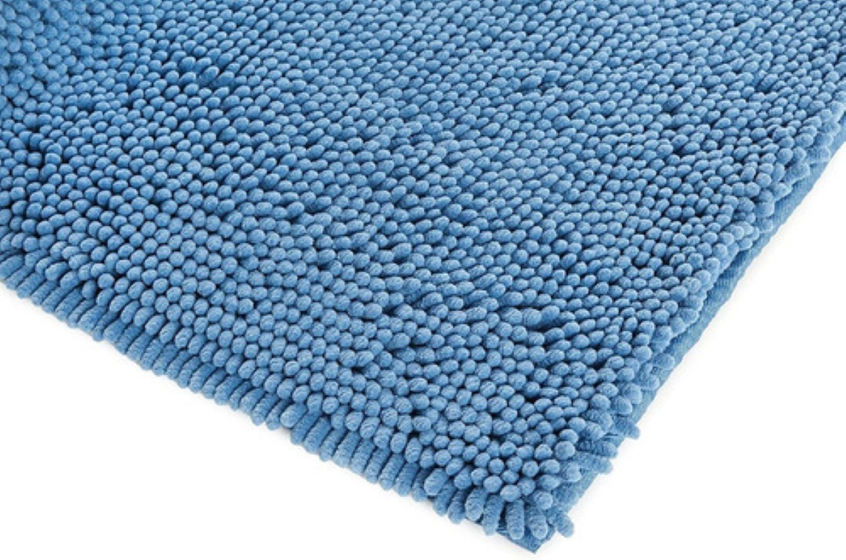 Tapete De Baño Antideslizante Azul