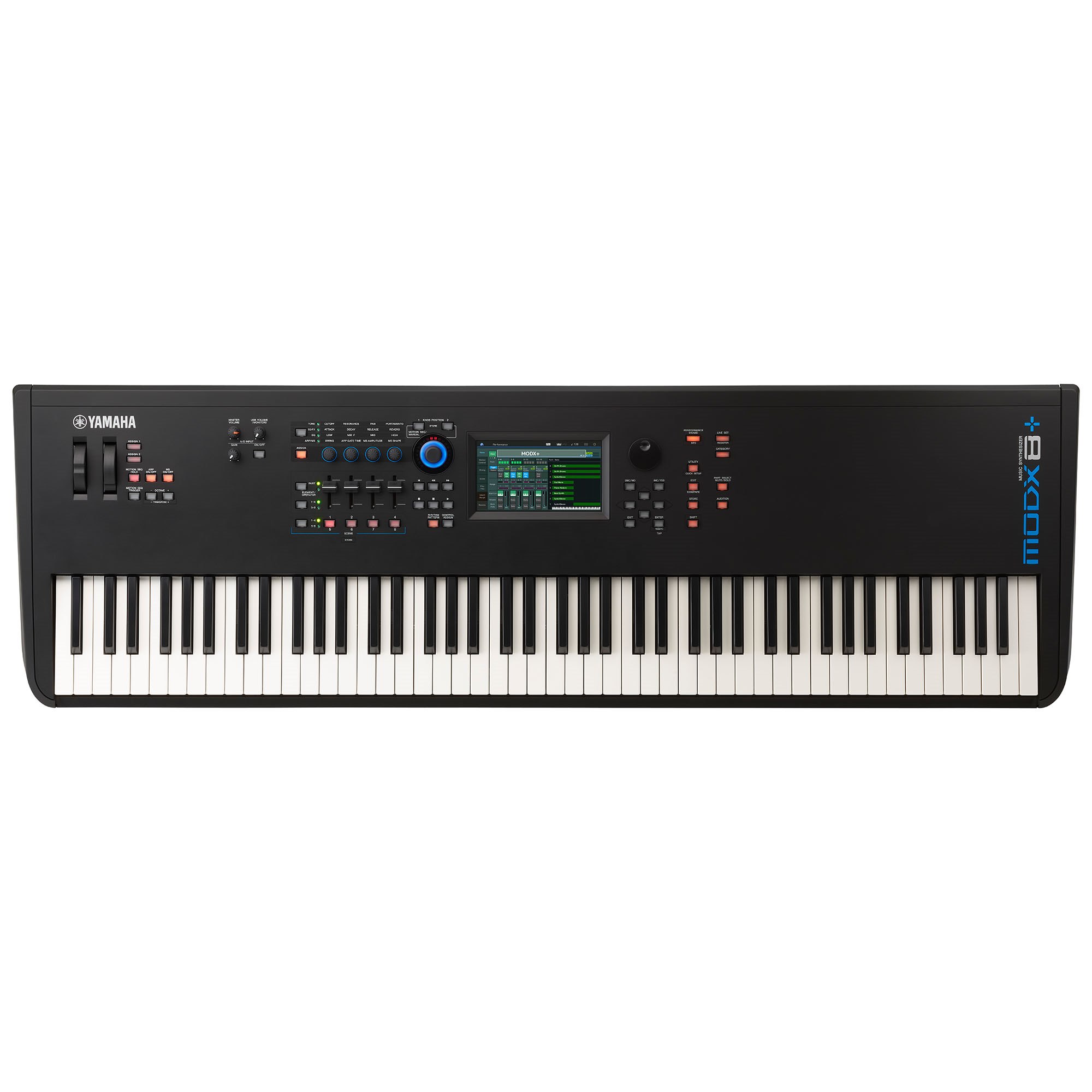 Yamaha MODX8 Plus Sintetizador Workstation 7 Octavas Tecla Pesada