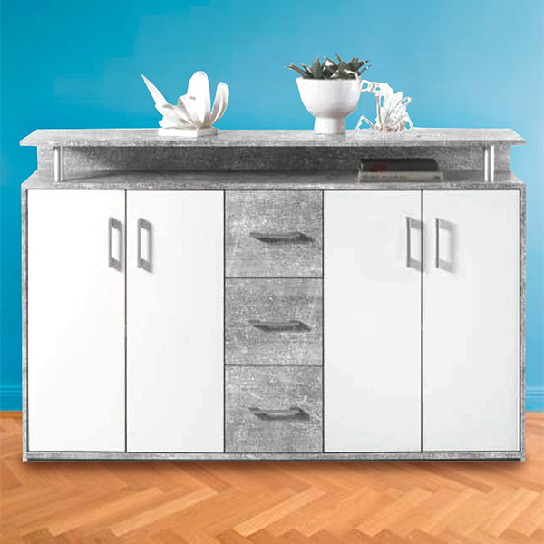 Mueble Modular Comoda Drift Gris