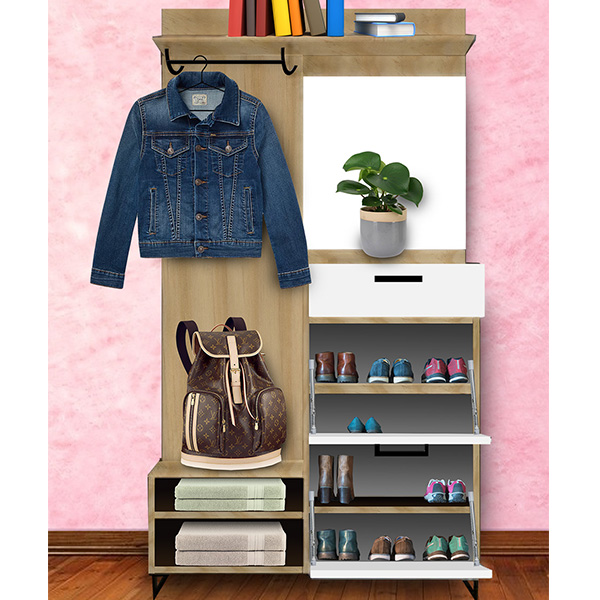 Mueble Modular Zapatero Organizador Elba Garderoba  