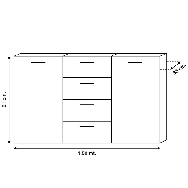 Mueble Modular Comoda Lance