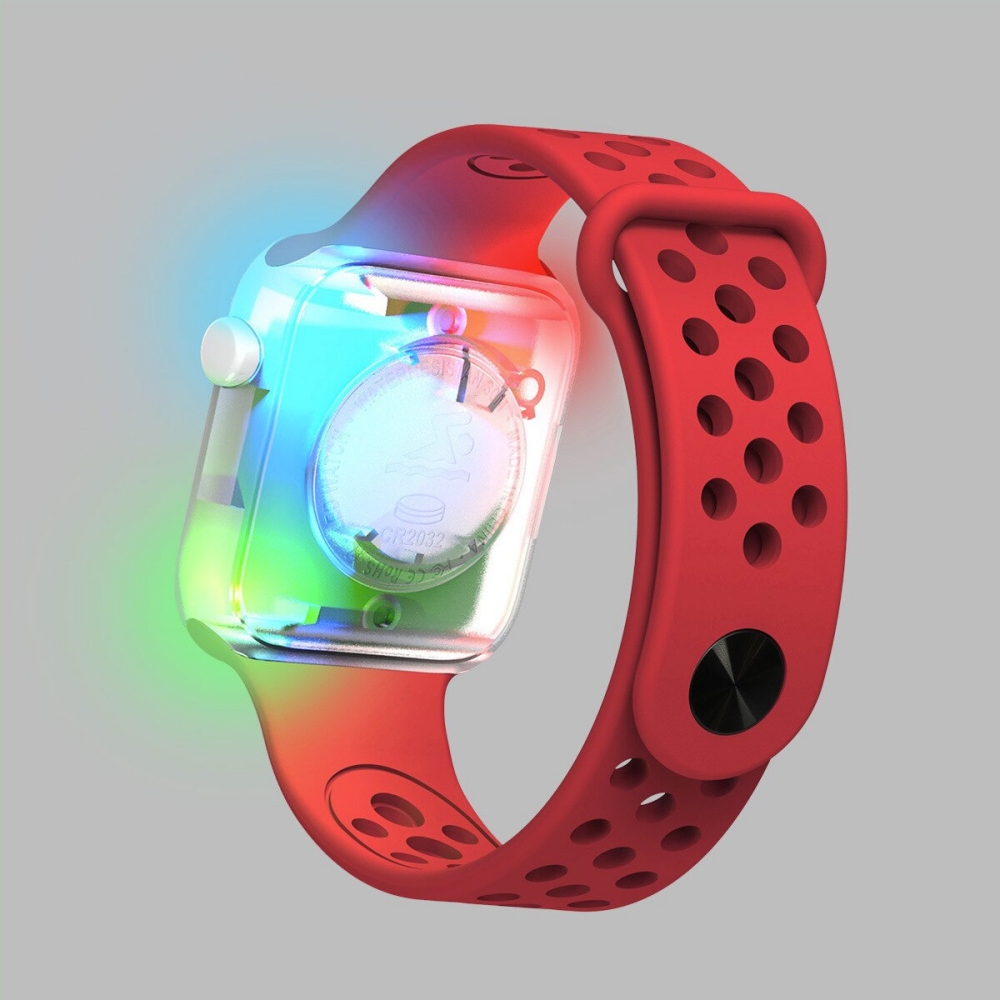 Reloj Led Digital Touch Hombre Mujer Luminoso Resistente Color Rojo