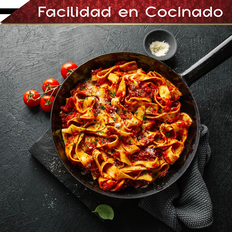 Juego de sartenes antiadherentes RD Royal Cook de aluminio con cubierta de granito 3 tamaños 20, 24 y 28 cm. Nueva generación para cualquier tipo de estufa, incluye inducción