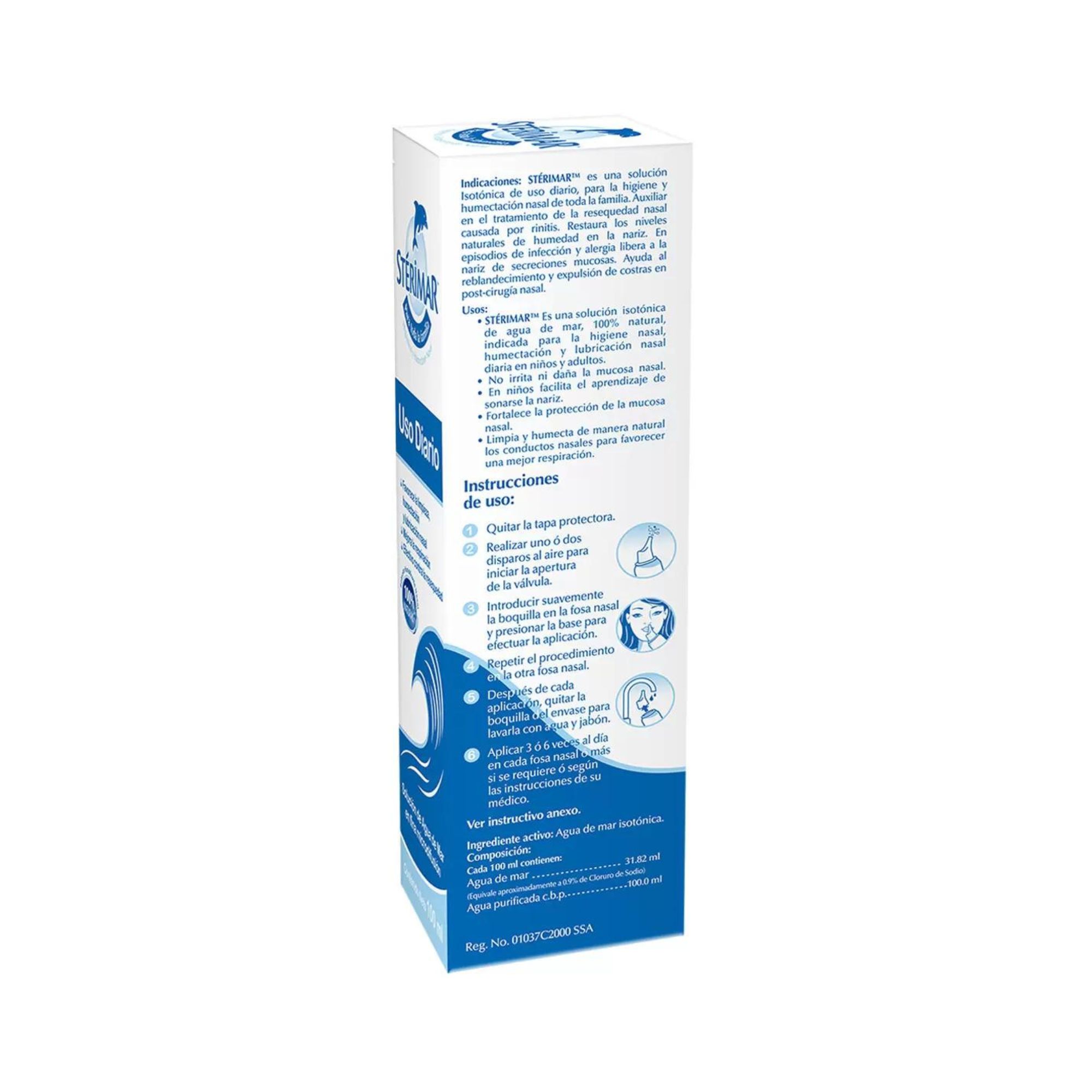 Lubricante Nasal Stérimar Uso Diario 100 ml