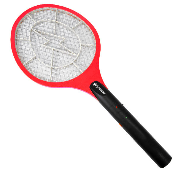 Raqueta Eléctrica Recargable Matamoscas, Matamosquitos y Matainsectos / Master / MP-FLYEKILLER