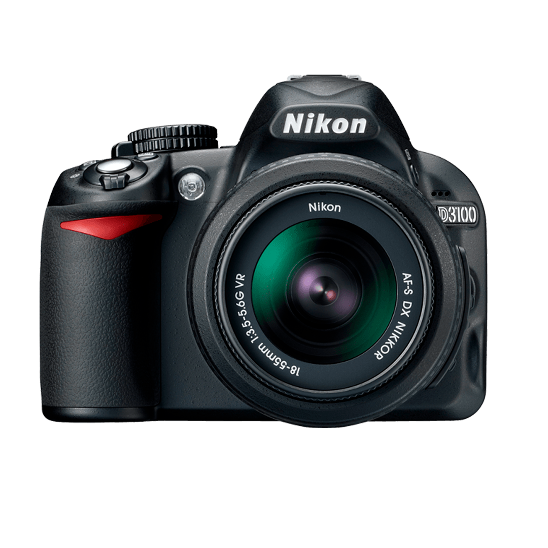 Camara Nikon D3100 AF-S DX 18-55mm f/3.5-5.6G VR (Reacondicionado grado B)