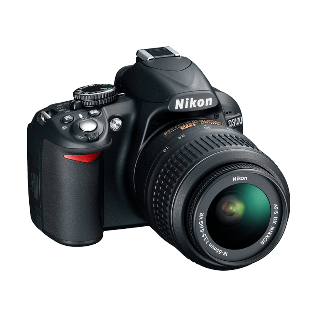 Camara Nikon D3100 AF-S DX 18-55mm f/3.5-5.6G VR (Reacondicionado grado B)