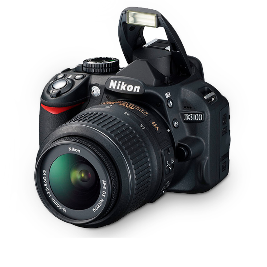 Camara Nikon D3100 AF-S DX 18-55mm f/3.5-5.6G VR (Reacondicionado grado B)