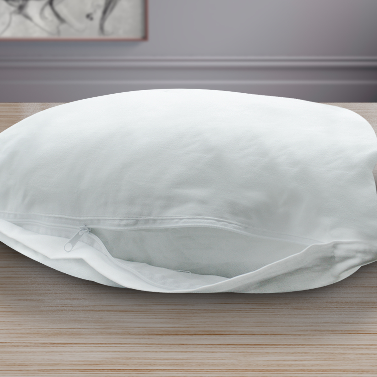 Set 2 Almohadas King Size Microgel Premium Funda De Algodon.