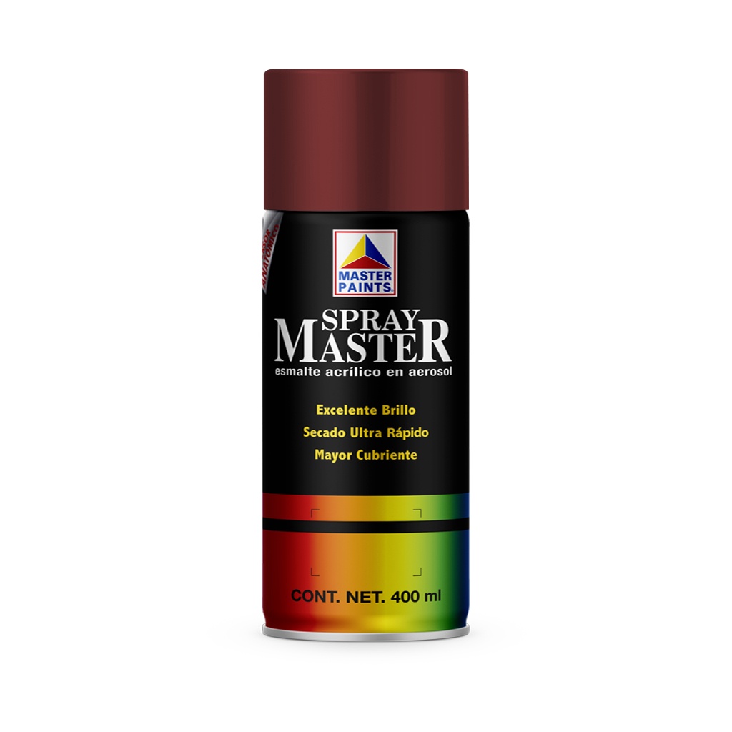 Pintura en Aerosol Master Acuario Color Tabaco Brillante 400 Ml AM82705