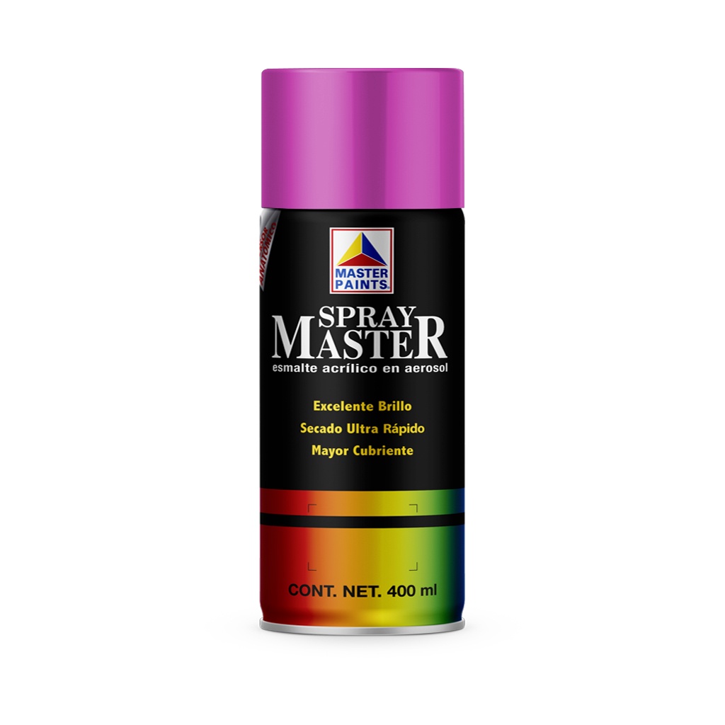 Pintura en Aerosol Master Acuario Color Rosa Mexicano 400 Ml AM85305