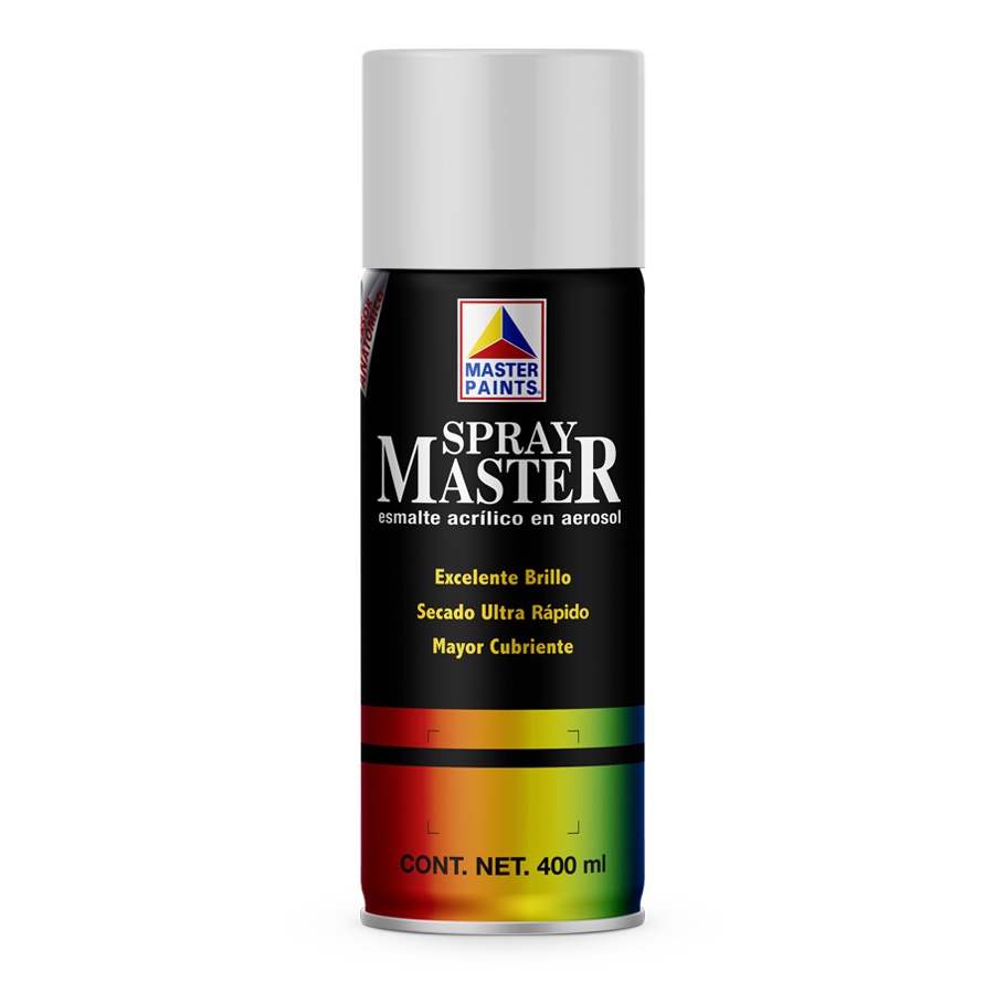 Pintura en Aerosol Master Acuario Color Blanco Brillante 400 Ml AM80005