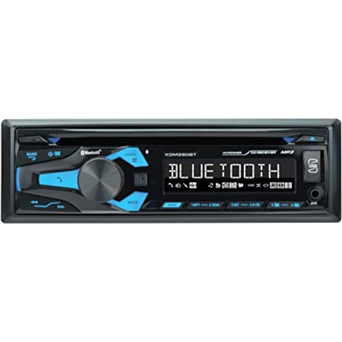 Dual Electronics XDM280BT - Receptor de CD de un solo DIN con Bluetooth 