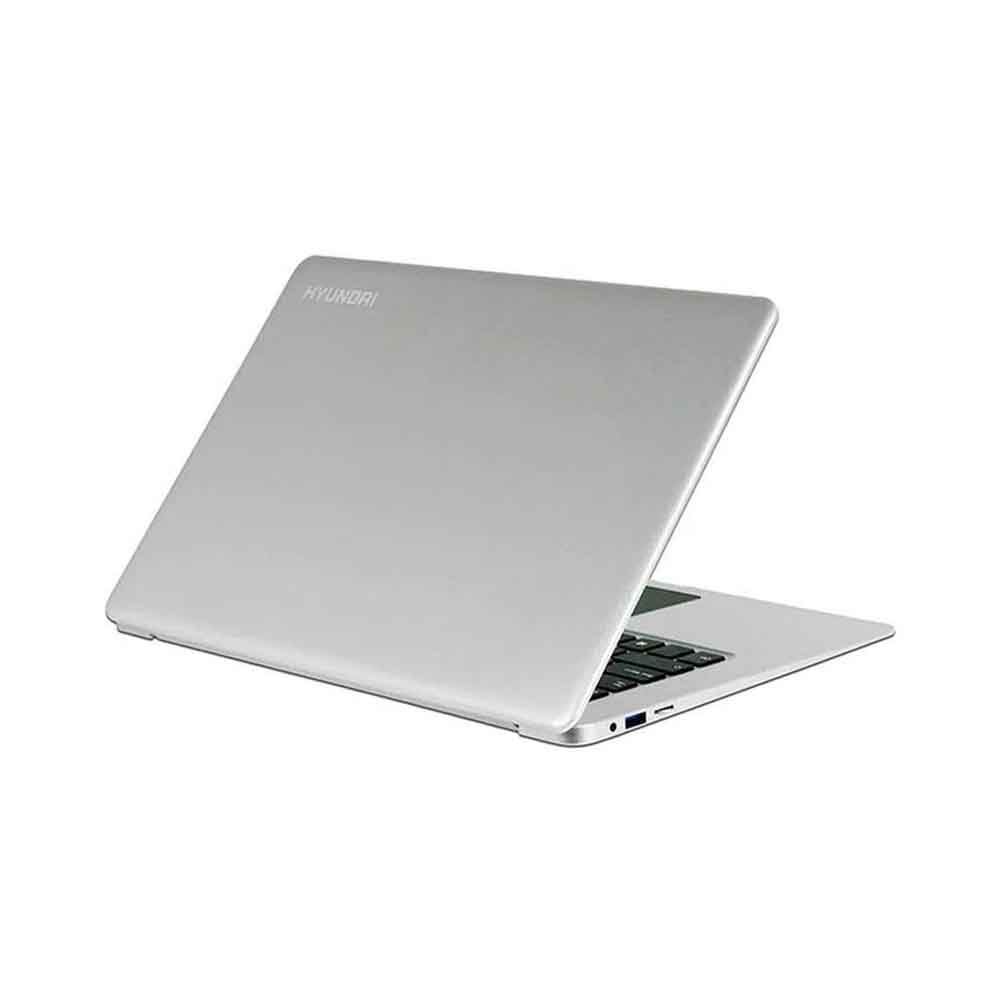 Hyundai HyBook 14.1 Celeron Laptop 4GB RAM 64GB Storage Front Webcam Expandable M.2 SSD Slot Windows 10 Home Ingles Grey