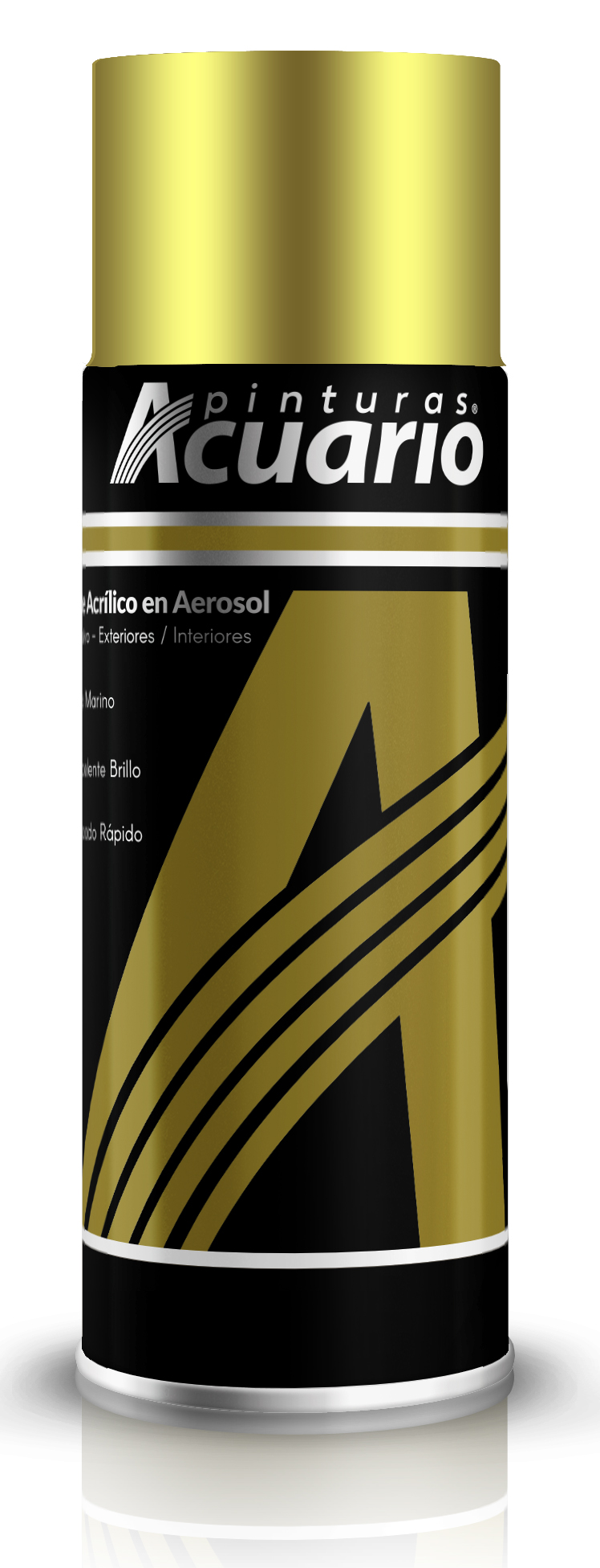 Pintura en Aerosol Acuario 24 Kilates Niquelado 400 Ml AA73305