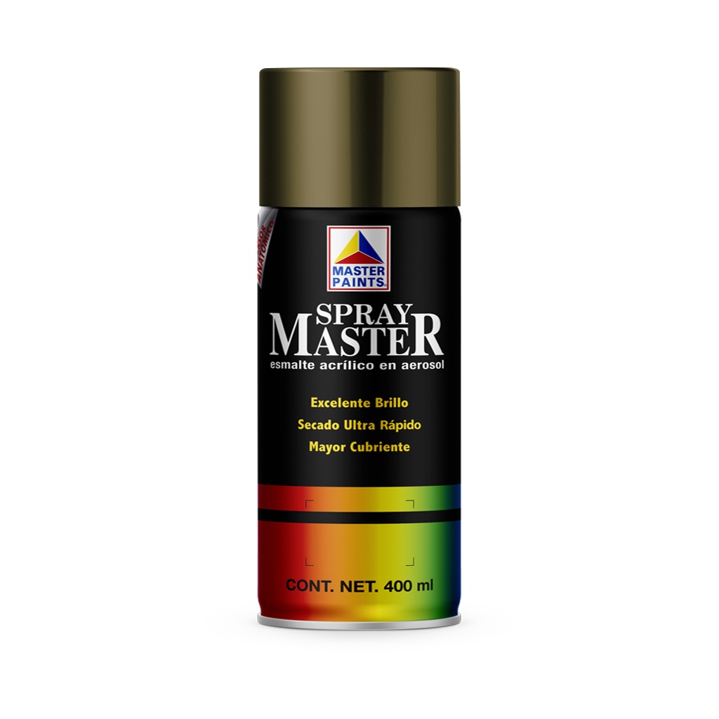 Pintura en Aerosol Master Acuario Color Oro Palido 400 Ml AM80705