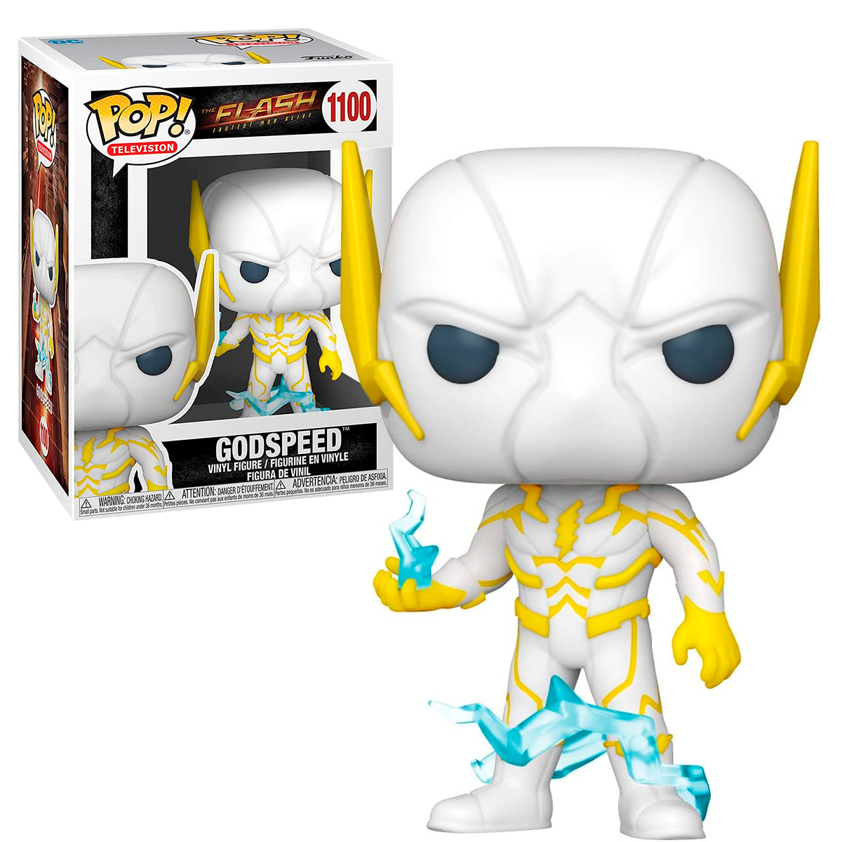 Funko Pop Godspeed #1100 August Heart Dc Comics The Flash Serie Cw Original