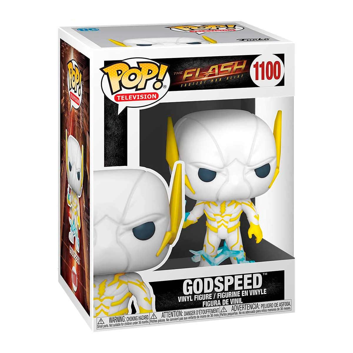Funko Pop Godspeed #1100 August Heart Dc Comics The Flash Serie Cw Original