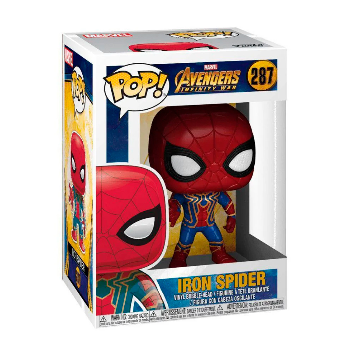 Funko Pop Iron Spider Man #287 Marvel Avengers Infinity War Juguete Original