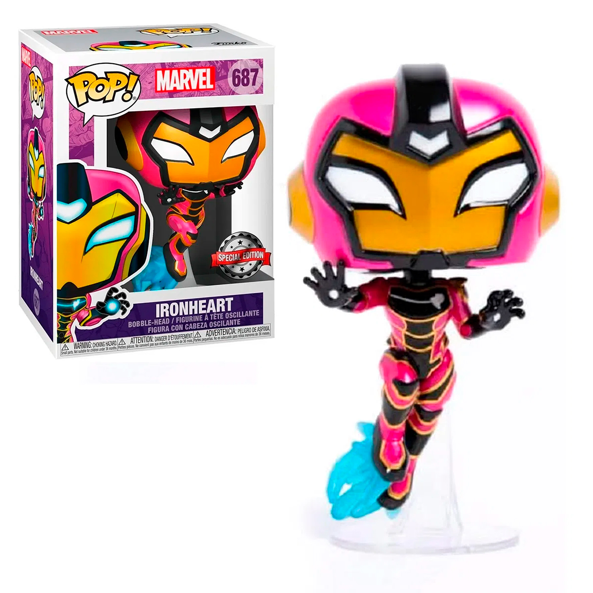 Funko Pop Ironheart #687 Riri Williams Marvel Avengers Juguete Original